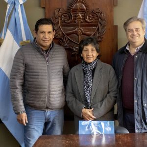 Visita de autoridades de El Talar